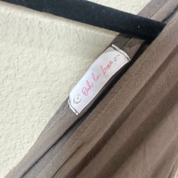 Ooh La Luxe Boutique Wide Leg Cropped Romper Jumpsuit Size Medium - Picture 6 of 9